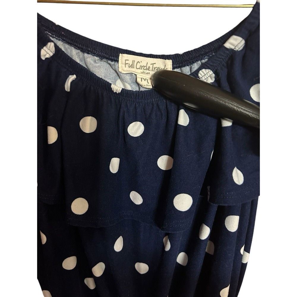 Full Circle Trends Polka Dot Romper Medium - Picture 3 of 3